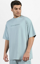 EMBOSSED LOGO T-SHIRT (TS0144ID-LGBL)