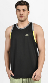 CUT AND SEW PERFORMANCE TANK (TT0011ID-BLK)