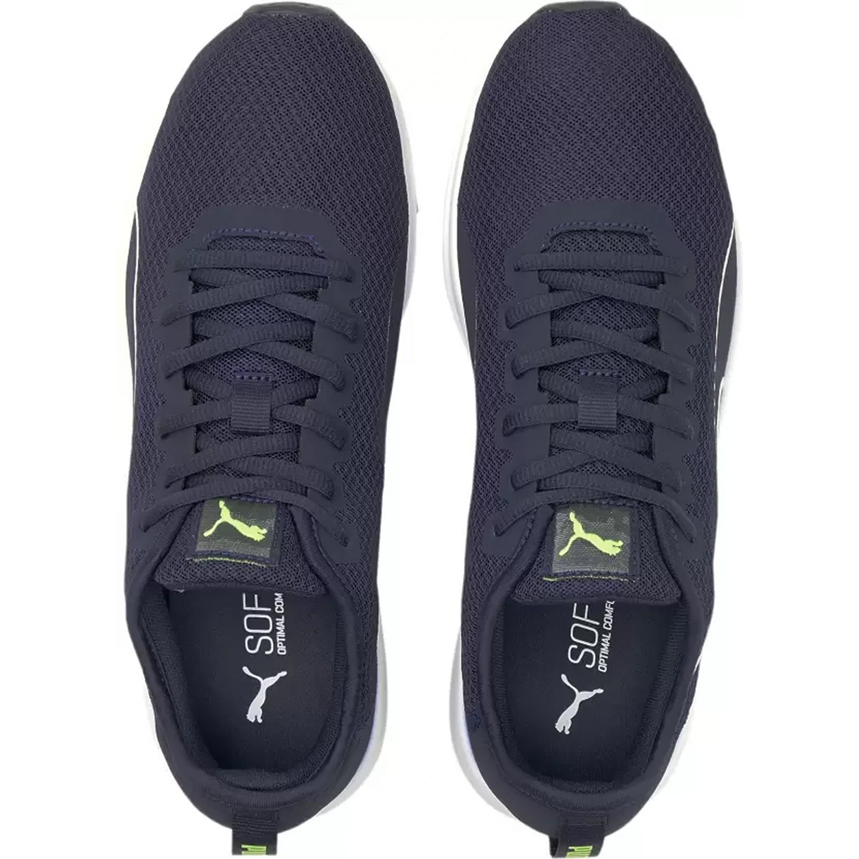 Puma Men's Accent Black-Lava Blast Running Shoe (19551507)