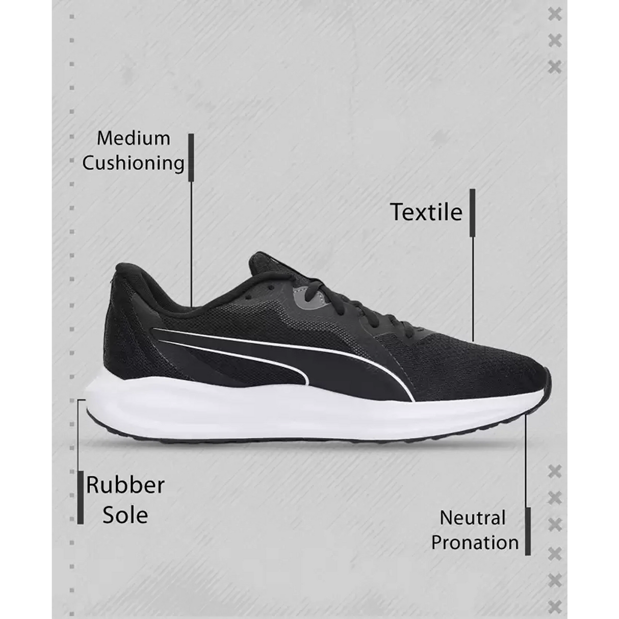 Puma Unisex-Adult Twitch RunnerRunning Shoe (37628901)
