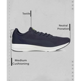 Puma Men's Accent Black-Lava Blast Running Shoe (19551507)